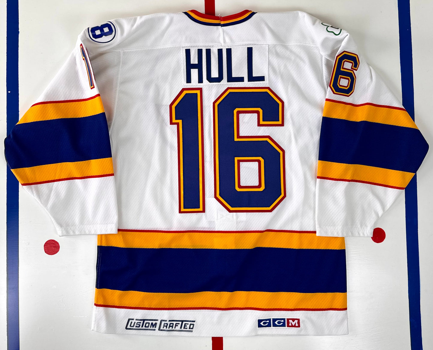 St. Louis Blues 1988-1989 Brett Hull NHL Hockey Jersey (44/Medium)