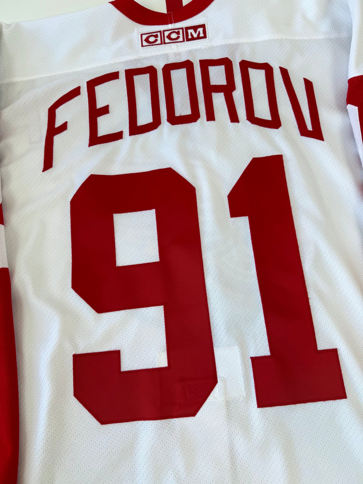 Detroit Red Wings 2002-2003 Sergei Fedorov NHL Hockey Jersey (52/XL)