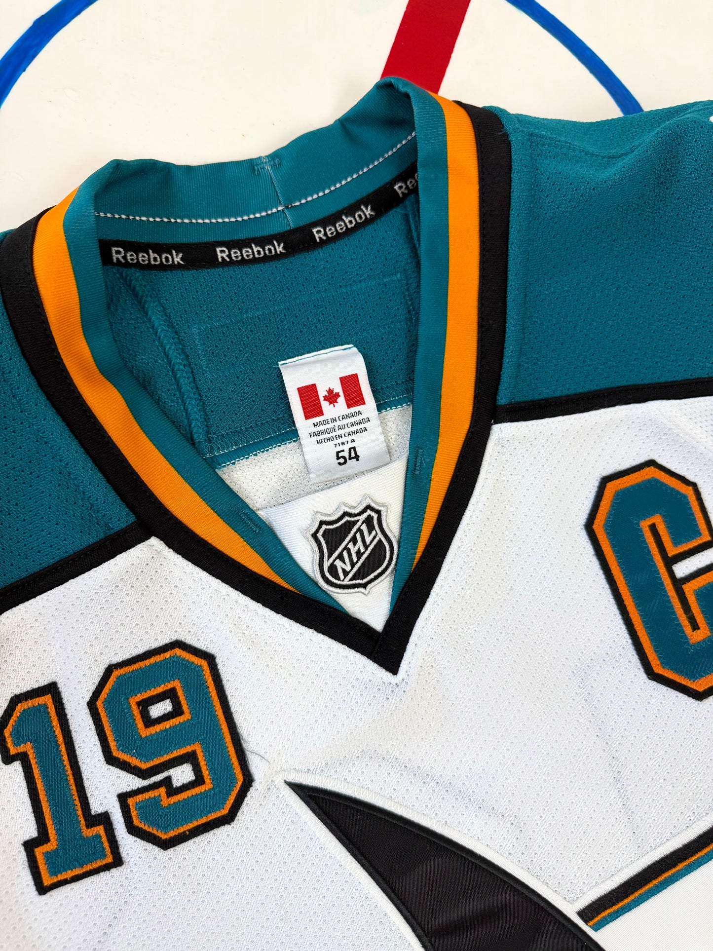 San Jose Sharks Joe Thornton 2011-2013 NHL Hockey Jersey (54/XL)