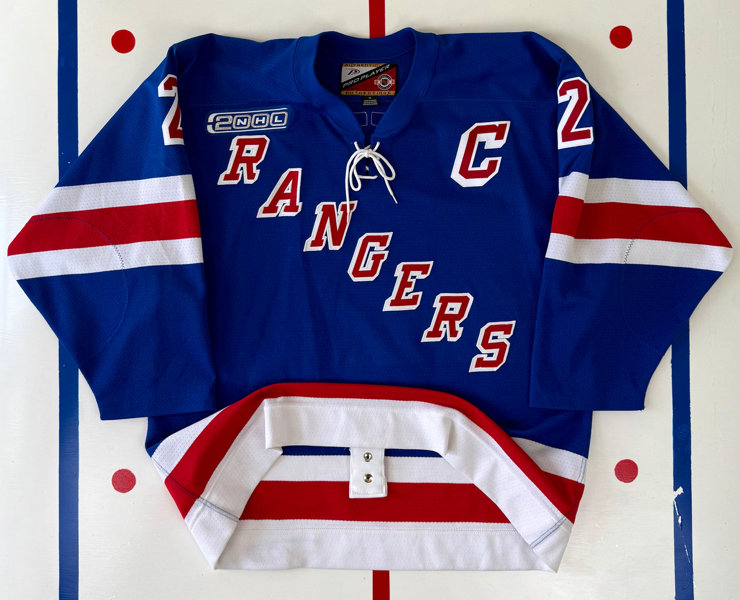 New York Rangers Brian Leetch 1999-2000 NHL Hockey Jersey (52/XL)