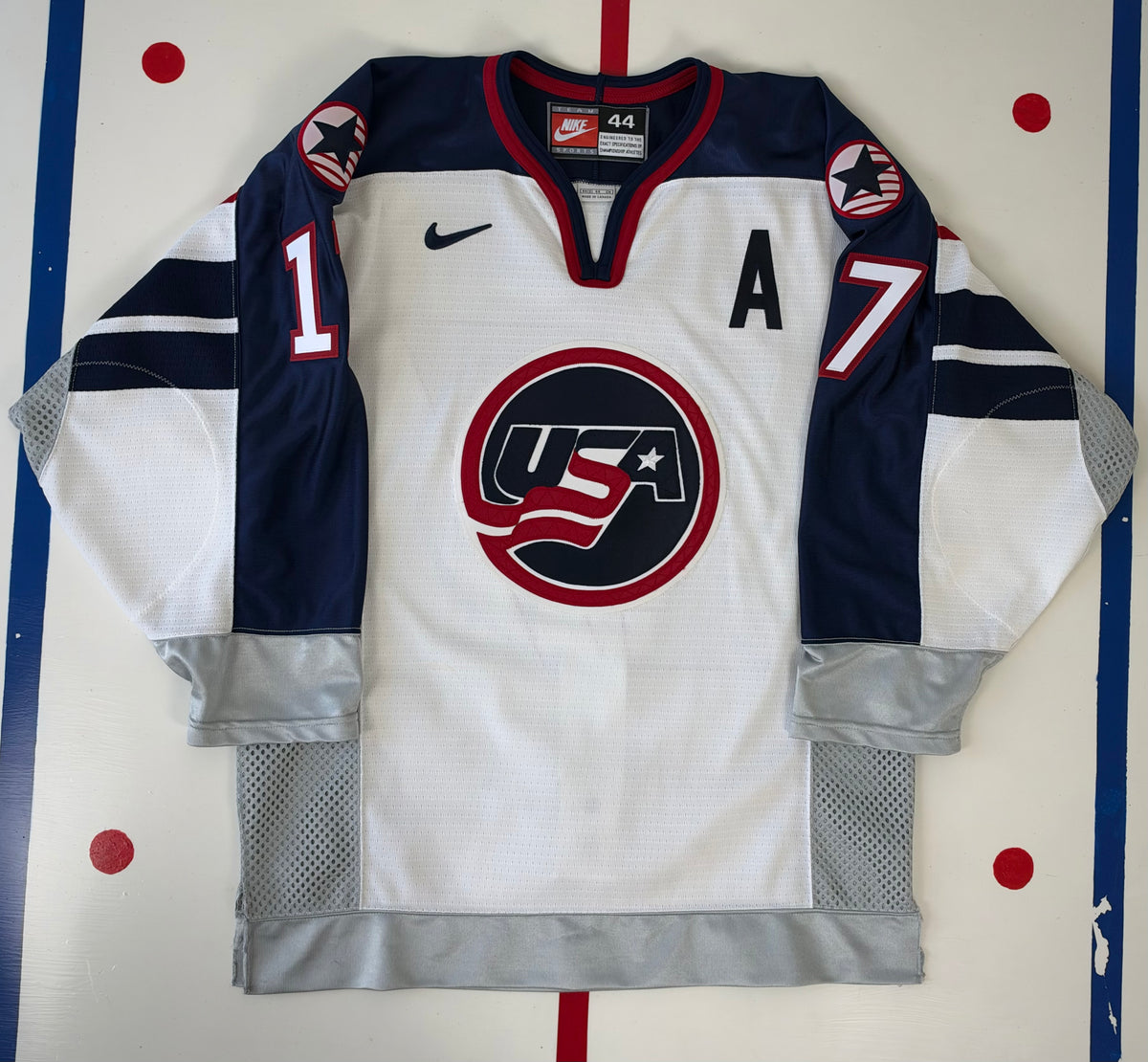 Team USA Keith Tkachuk 1998 Olympics Hockey Jersey (44/Medium)