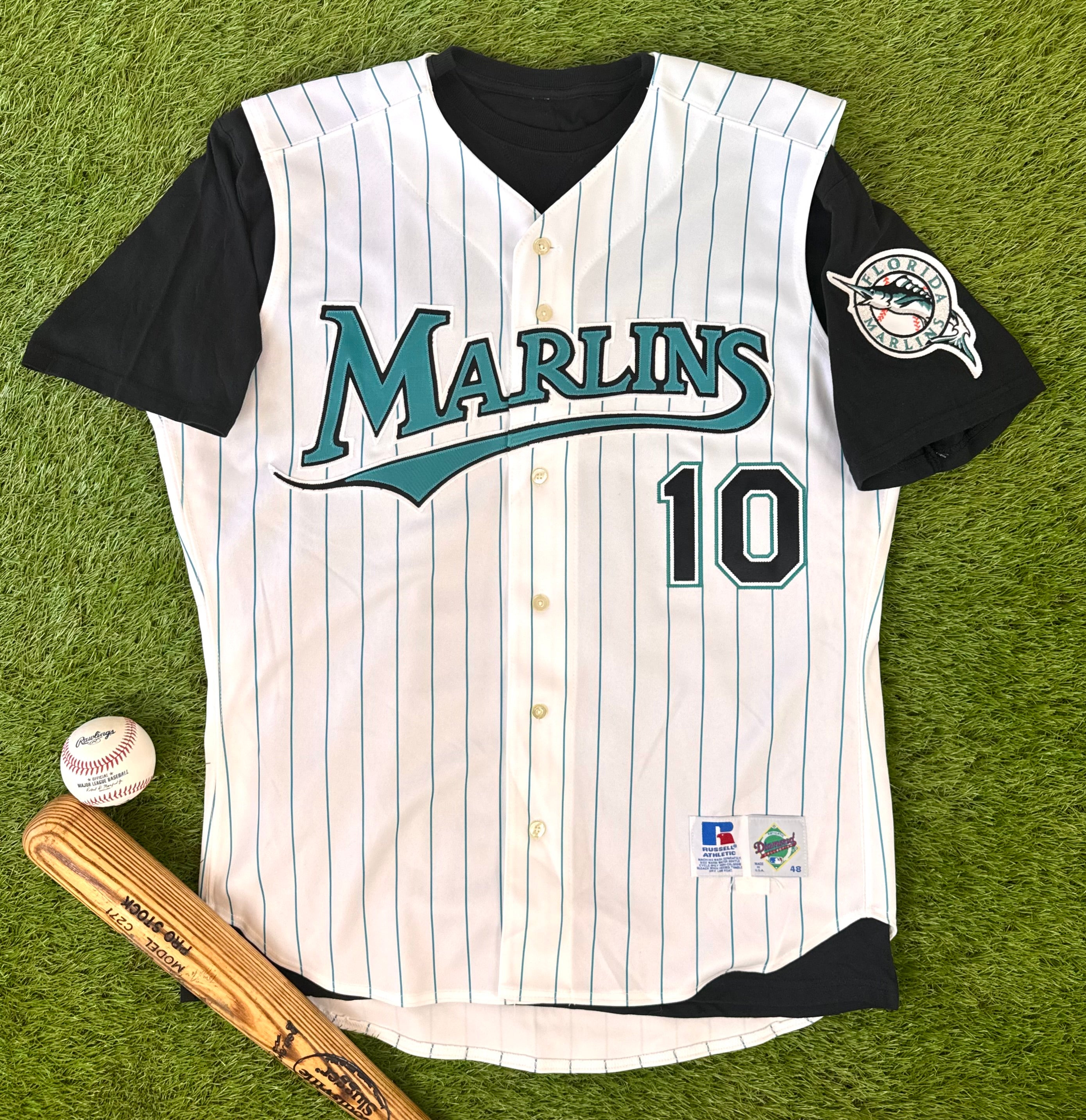 Florida Marlins 1995-1998 Gary Sheffield Home Vest Alternate MLB Baseball  Jersey (48/XL)