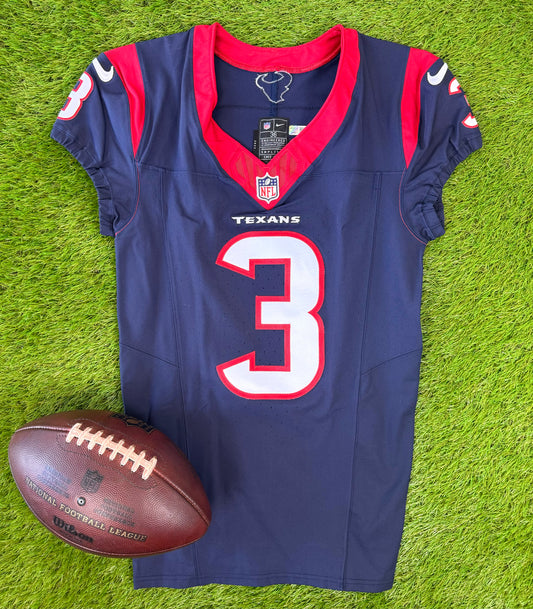 Houston Texans 2023 Tank Dell Game Issued NFL Football Jersey (36/Small)