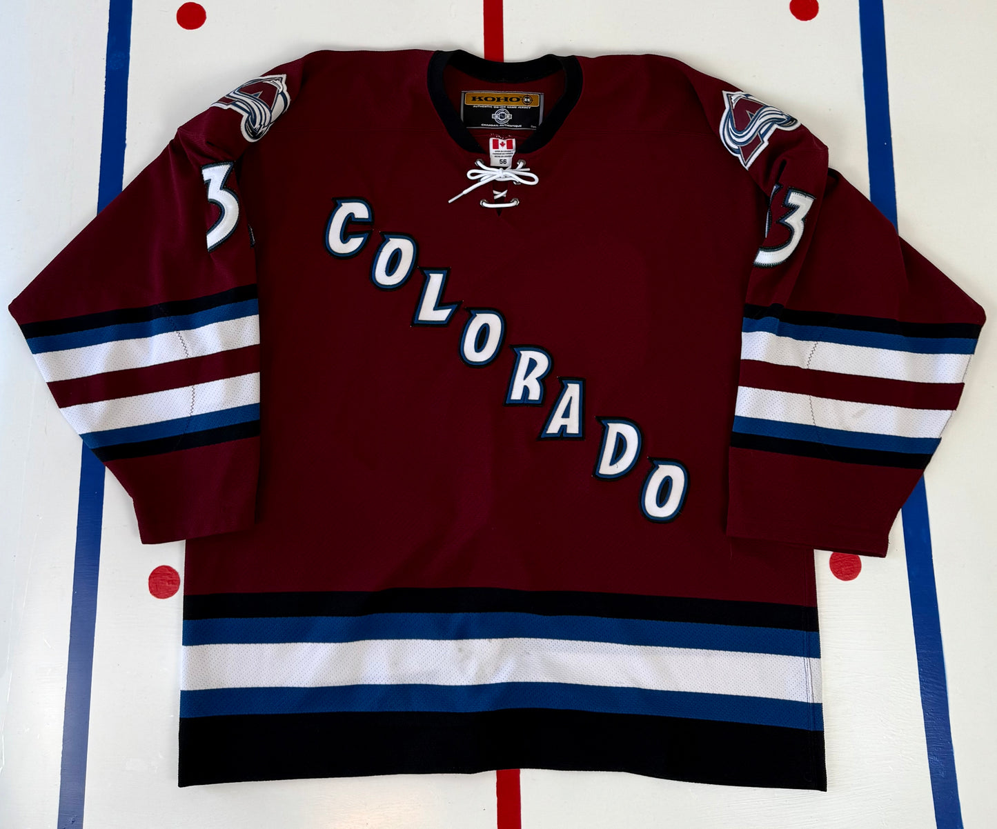 Colorado Avalanche Patrick Roy 2001-2003 Alternate NHL Hockey Jersey (56/XXL)