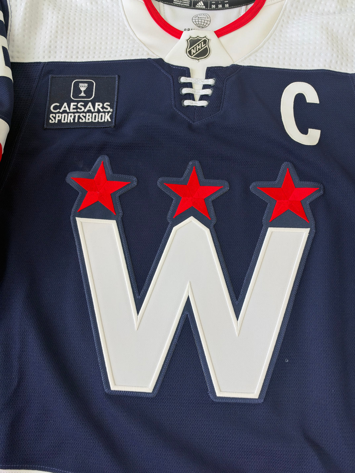 Washington Capitals Alexander Ovechkin 2021-2024 Alternate NHL Hockey Jersey (56/XXL)