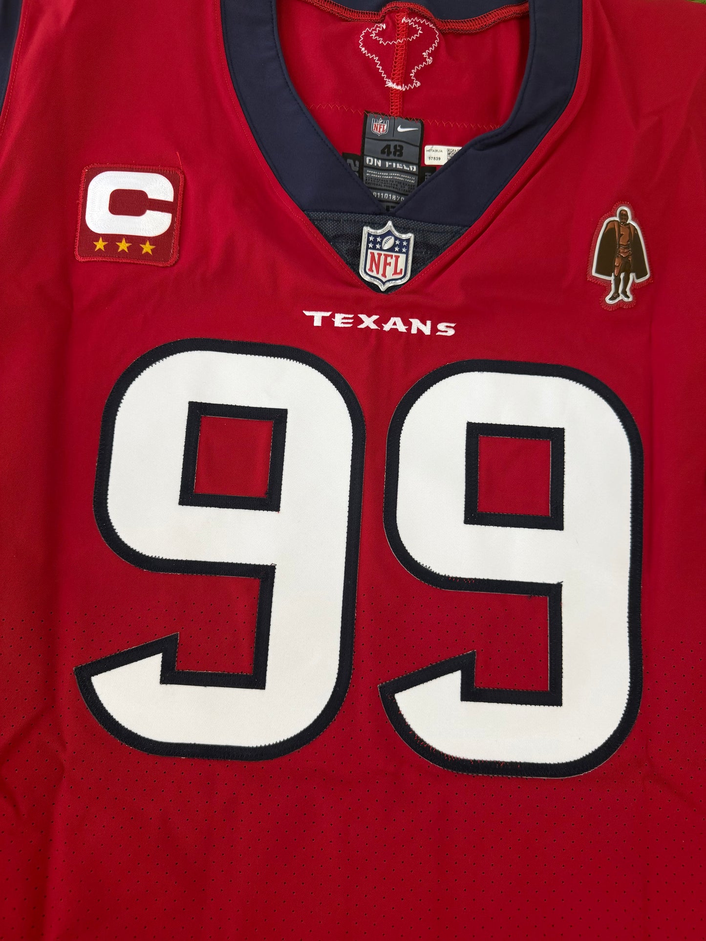 Houston Texans J.J. Watt 2020 Team Issued NFL Football Jersey (48/XL)