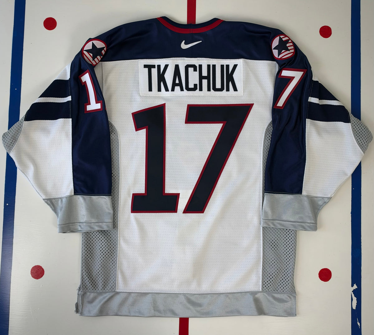 Team USA Keith Tkachuk 1998 Olympics Hockey Jersey (44/Medium)