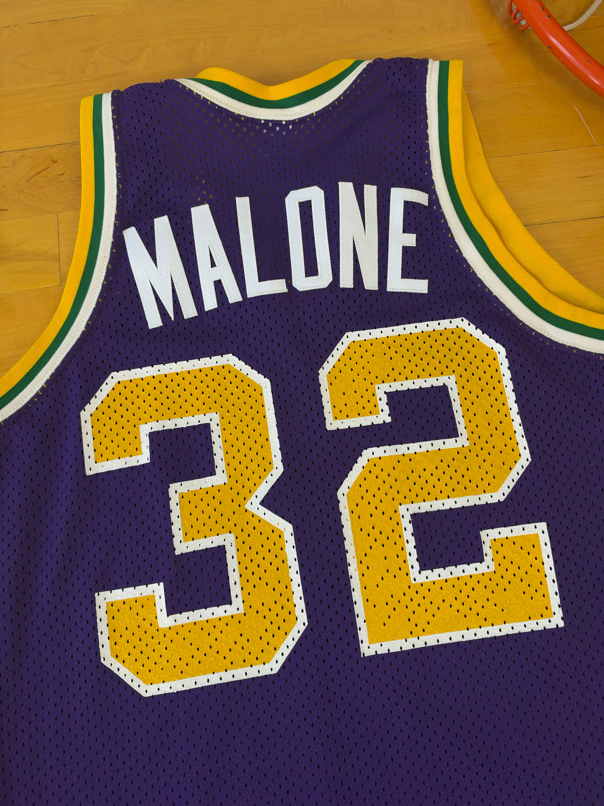 Utah Jazz Karl Malone 1985-1988 NBA Basketball Jersey (42/Large)