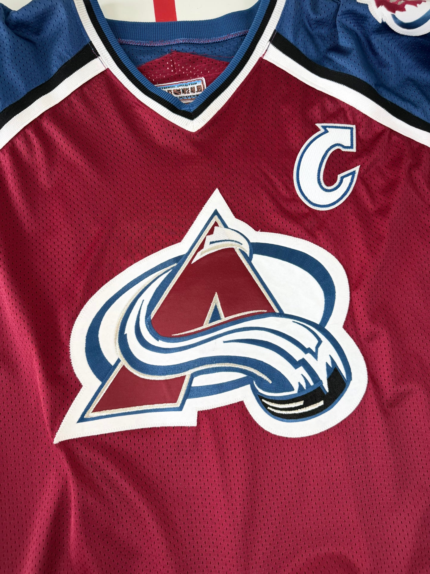 Colorado Avalanche Joe Sakic 1995-1996 Team Issued NHL Hockey Jersey (56/XXL)