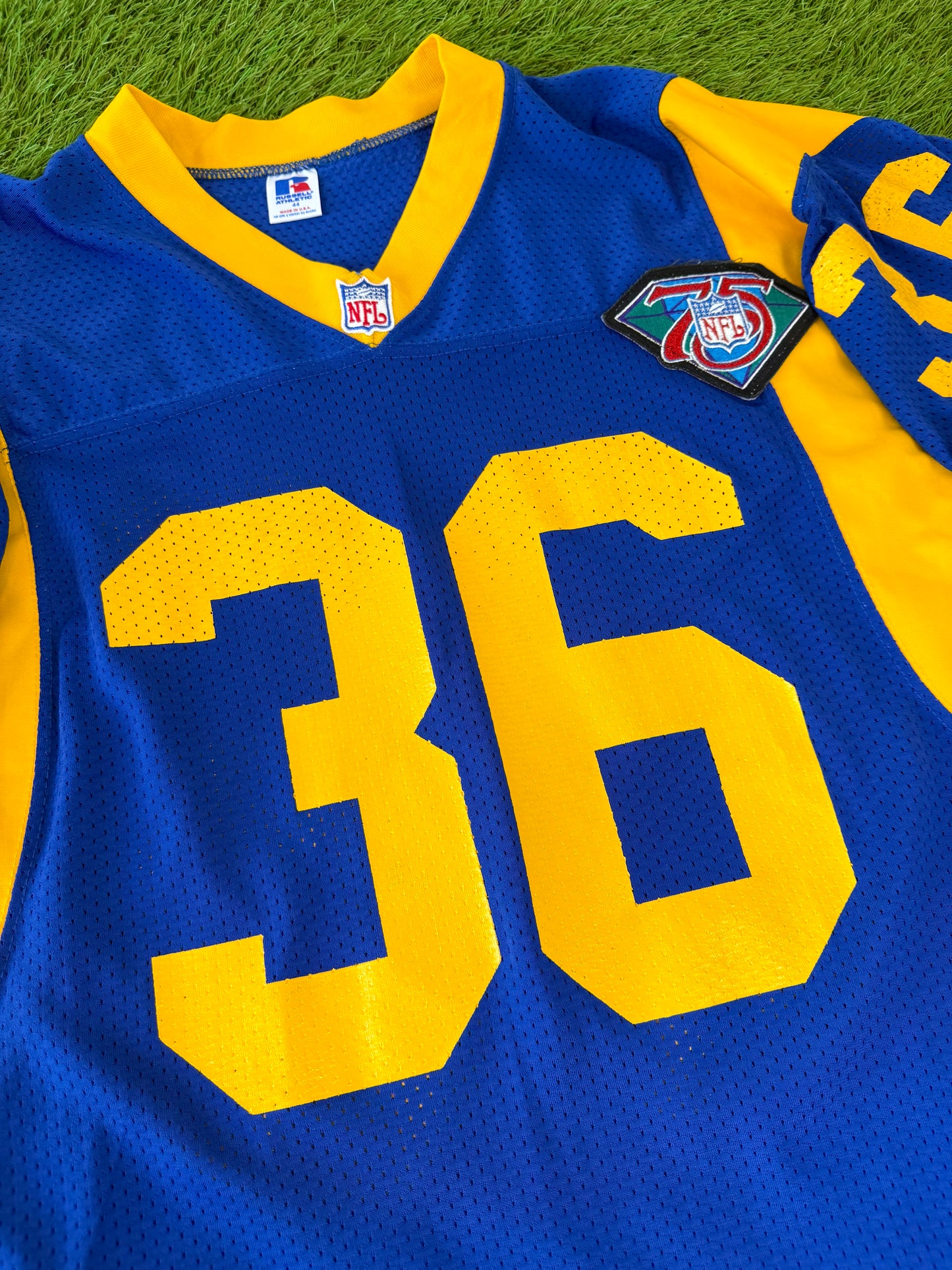 Los Angeles Rams Jerome Bettis 1994 NFL Football Jersey (44/Large)