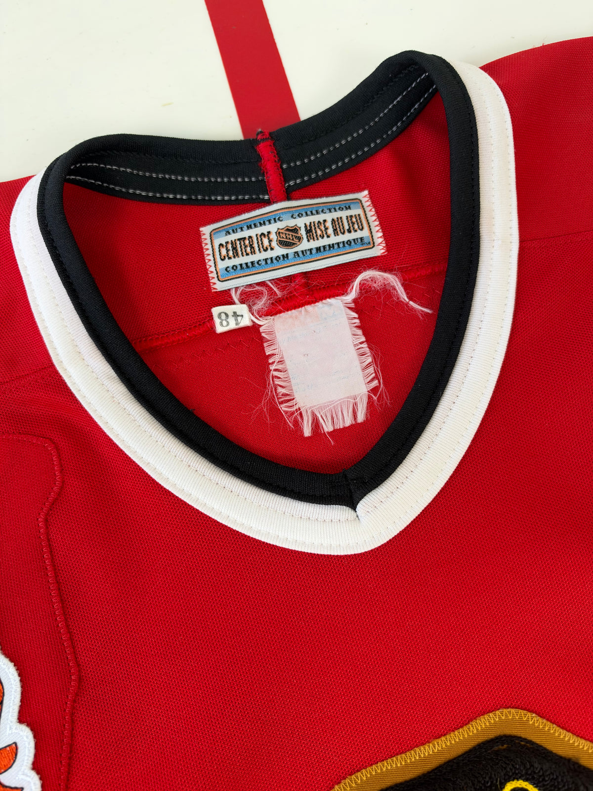 Chicago Blackhawks Ed Belfour 1992 Stanley Cup Finals NHL Hockey Jersey (48/Large)