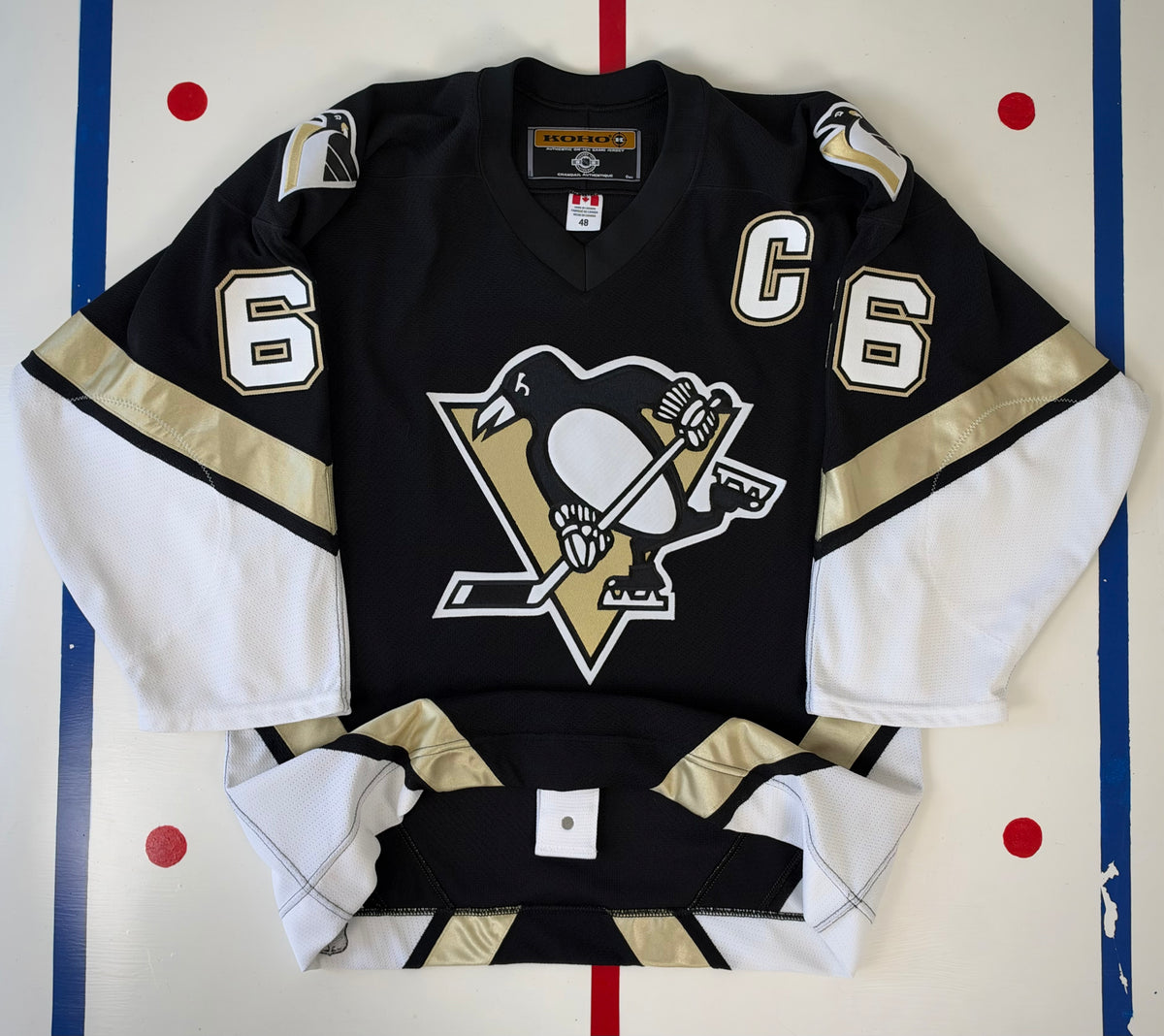 Pittsburgh Penguins Mario Lemieux 2000-2004 NHL Hockey Jersey (48/XL)