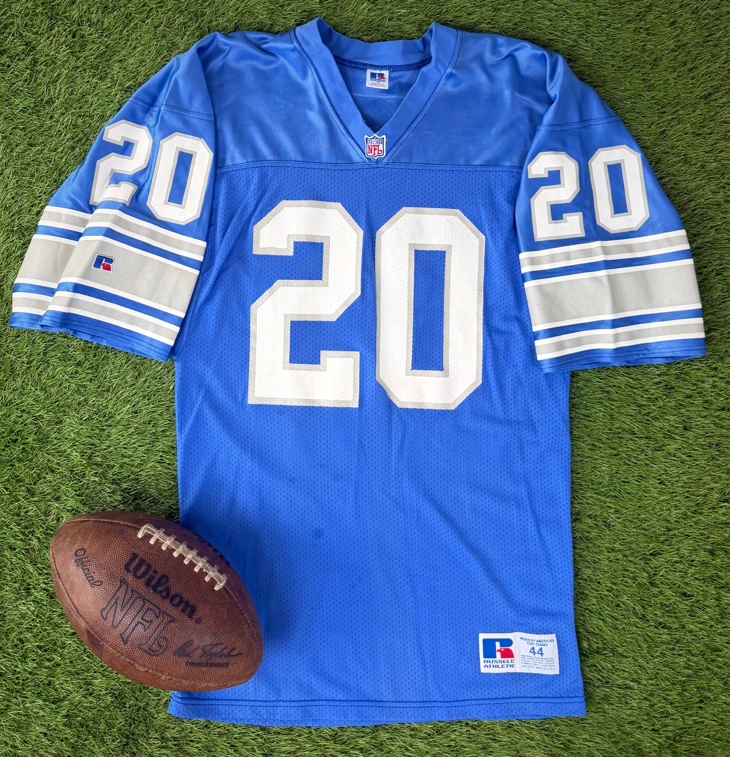 Detroit Lions Barry Sanders 1992 NFL Football Jersey (44/Large)