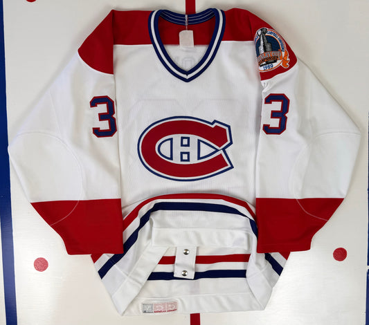 Montreal Canadiens Patrick Roy 1989 Stanley Cup Finals NHL Hockey Jersey (44/Medium)