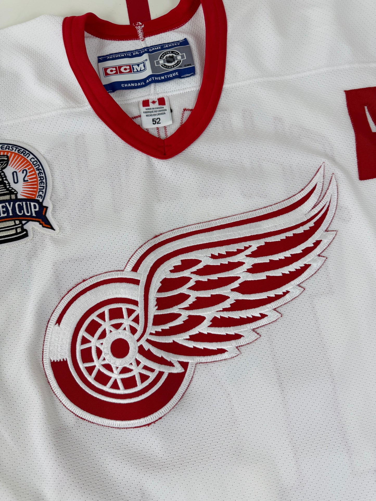 Detroit Red Wings Brendan Shanahan 2002 Stanley Cup Finals NHL Hockey Jersey (52/XL)