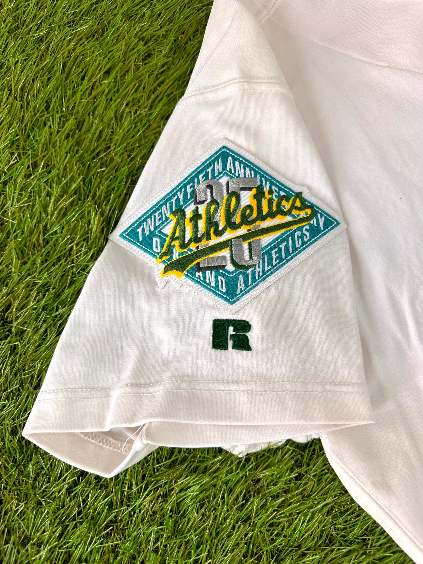 Oakland Athletics 1992 Rickey Henderson MLB Baseball Jersey (44/Large)