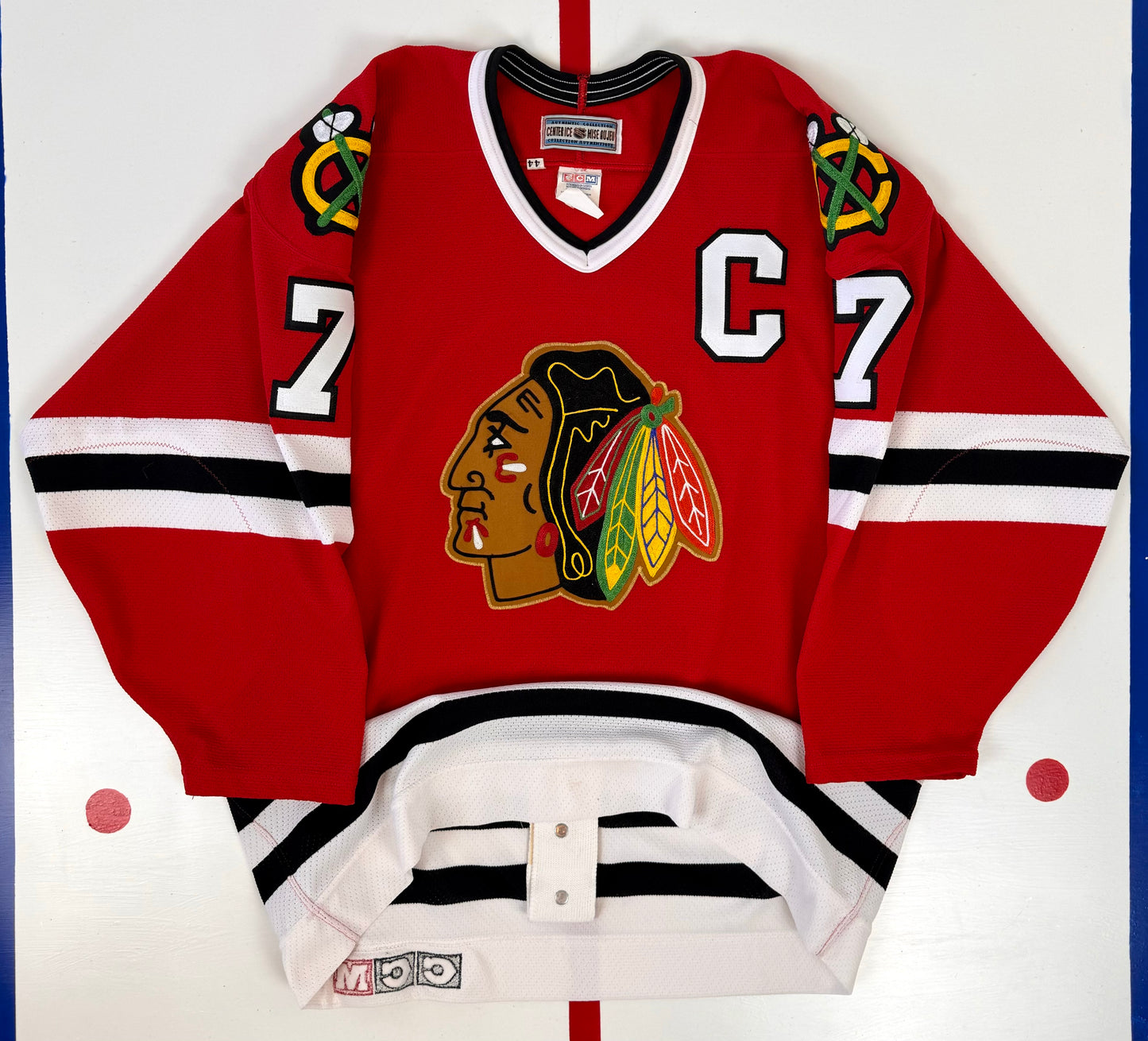 Chicago Blackhawks 1995-1996 Chris Chelios NHL Hockey Jersey (44/Medium)