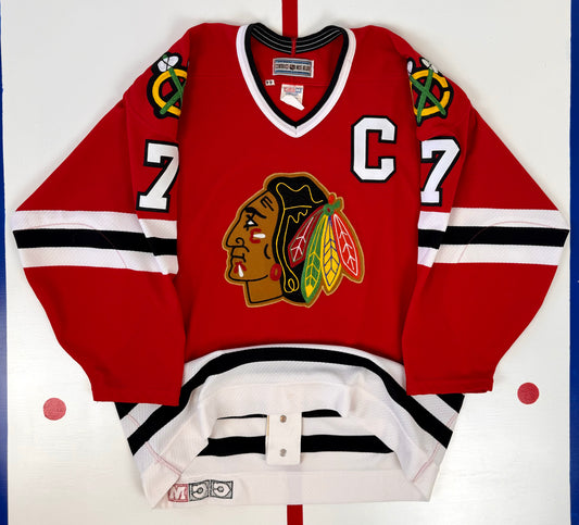 Chicago Blackhawks 1995-1996 Chris Chelios NHL Hockey Jersey (44/Medium)