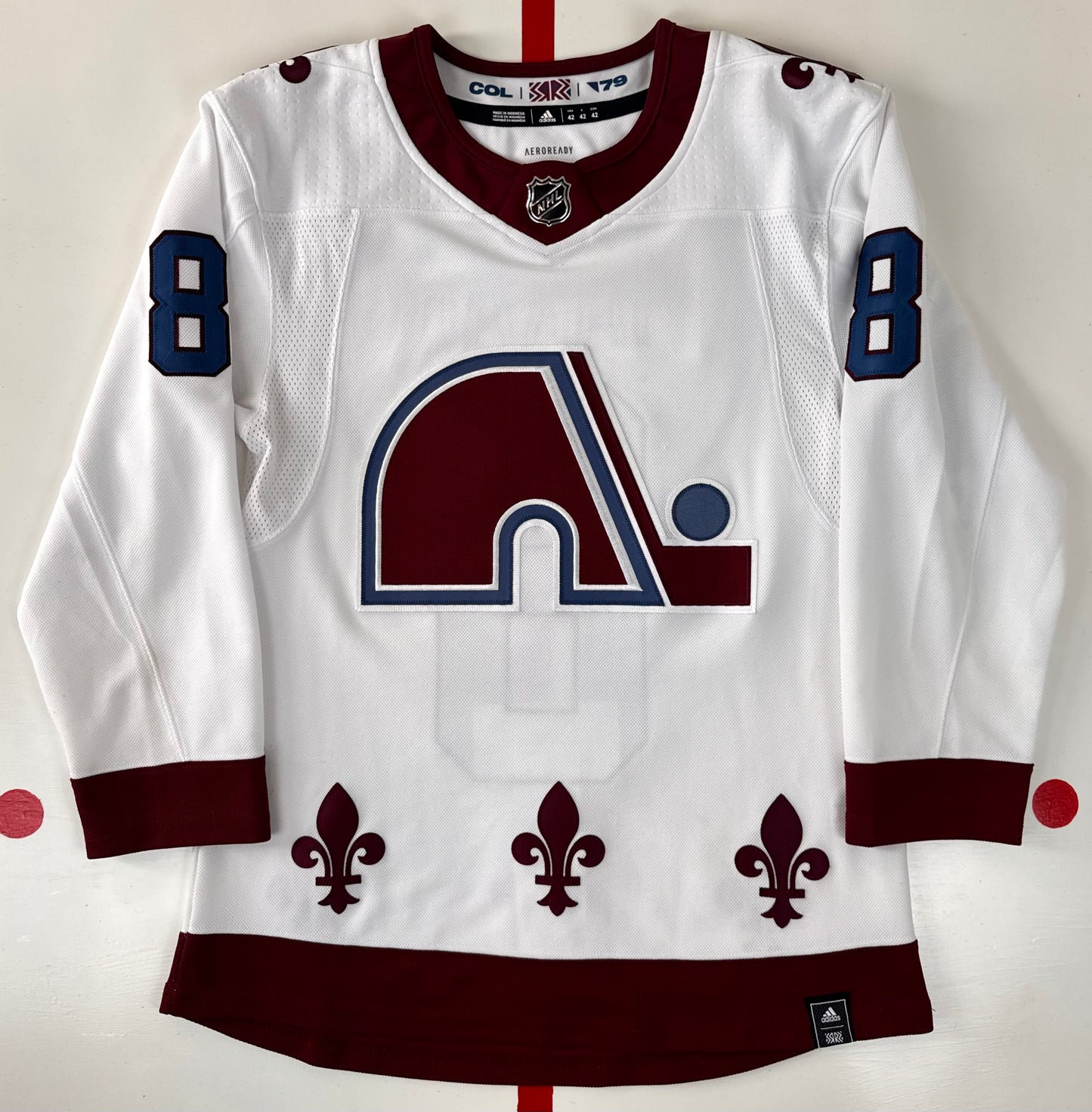 Colorado Avalanche Cale Makar 2021 Reverse Retro 1.0 NHL Hockey Jersey (42/Extra Small)