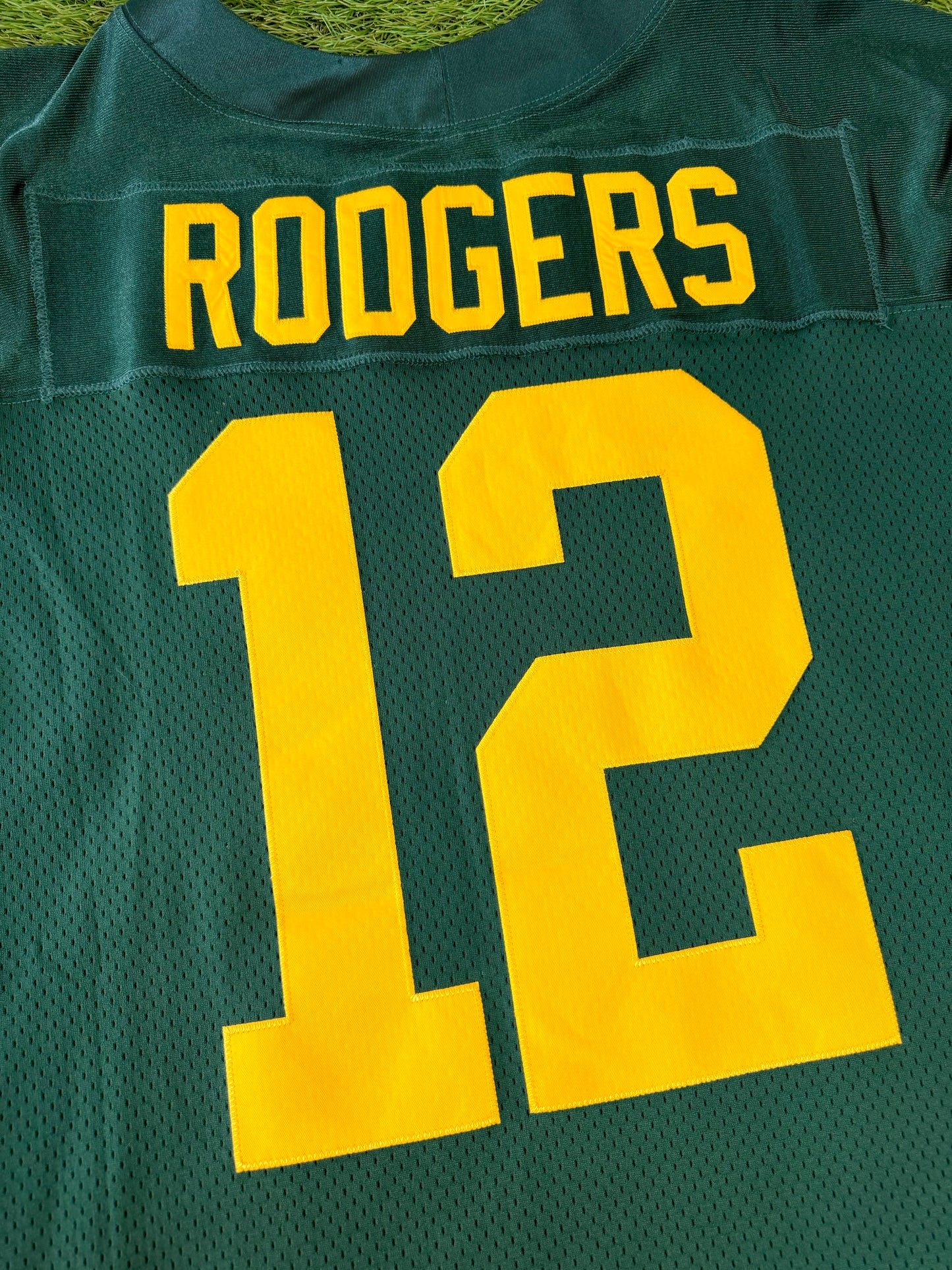 Green Bay Packers Aaron Rodgers 2021-2022 Throwback NFL Football Jersey (52/XXL)