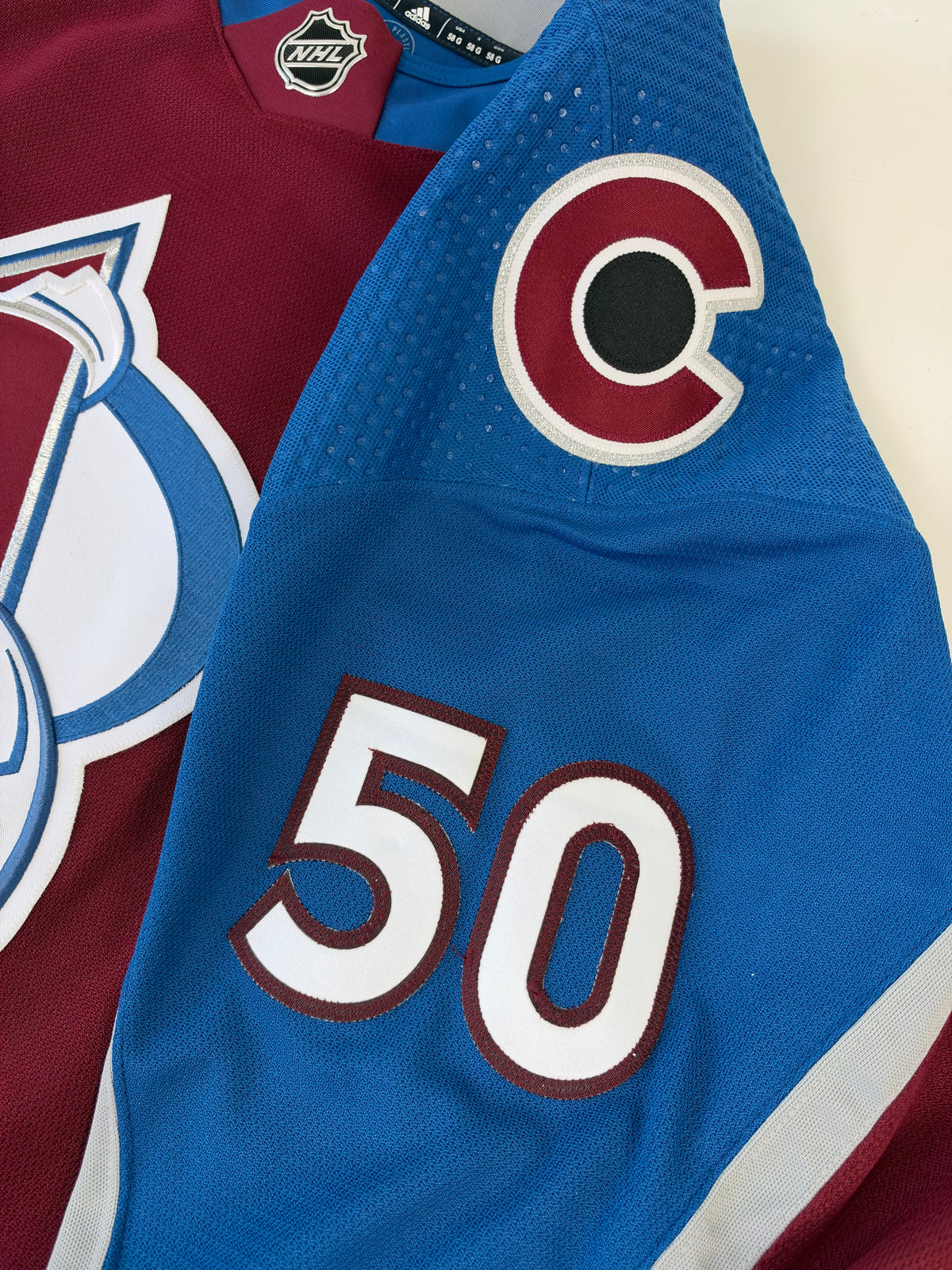 Colorado Avalanche Trent Miner 2023-2024 NHL Hockey Jersey (58G/XXXL)