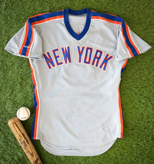 New York Mets Lou Thornton 1989 Game Worn MLB Baseball Jersey (42/Large)