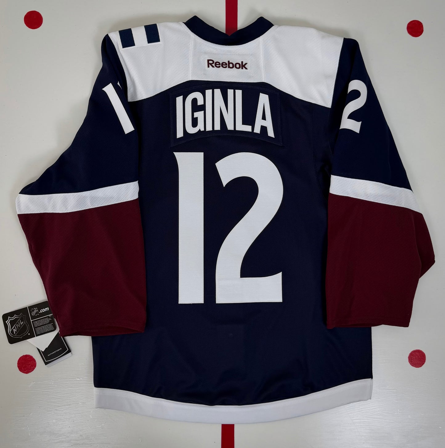 Colorado Avalanche Jarome Iginla 2015-2016 Alternate NHL Hockey Jersey (46/Small)