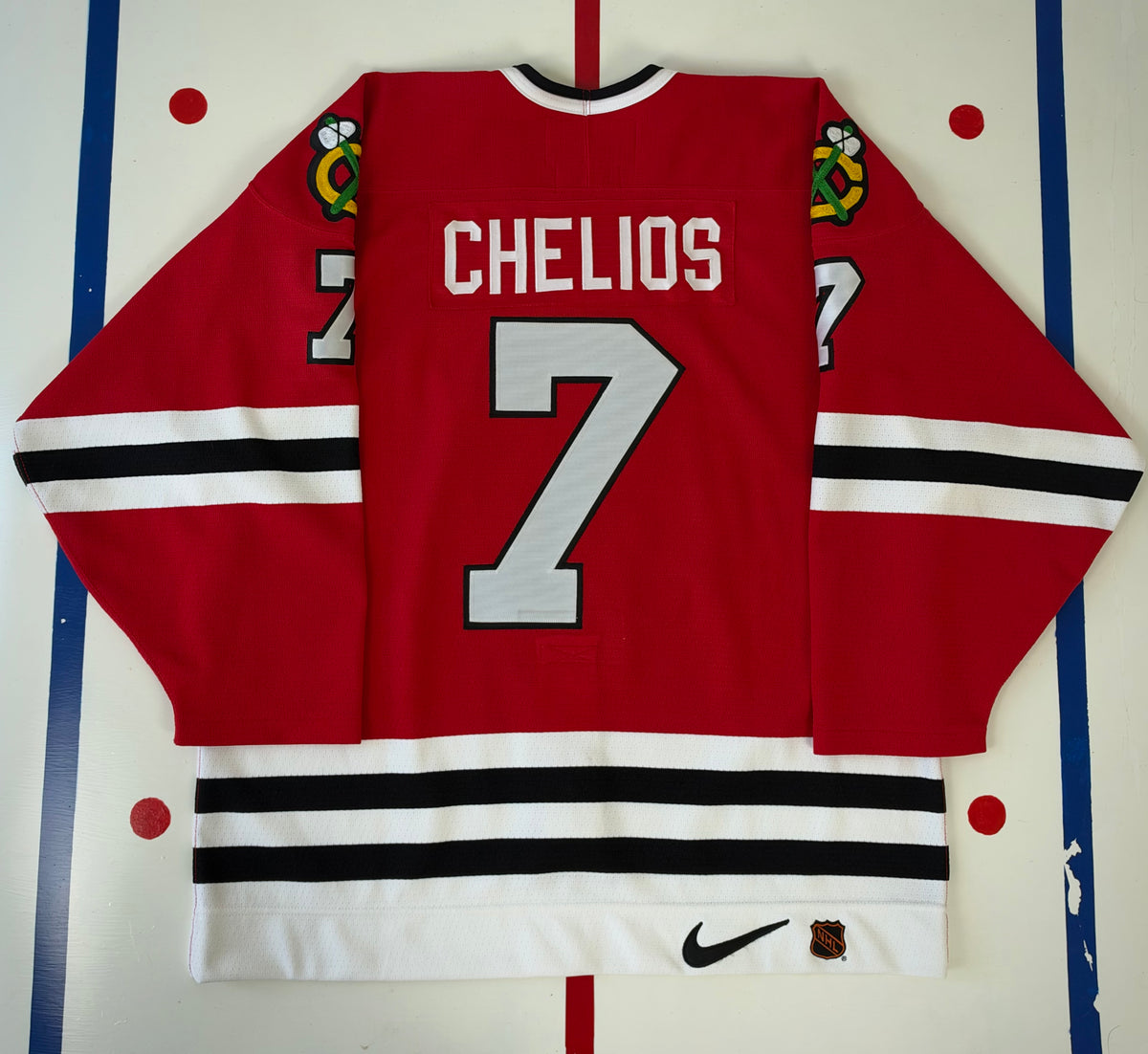 Chicago Blackhawks Chris Chelios 1996-1999 NHL Hockey Jersey (52/XL)