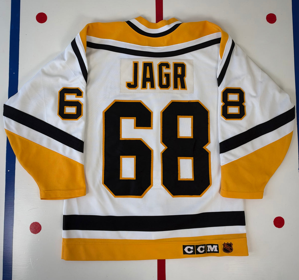 Pittsburgh Penguins Jaromir Jagr 1995-1996 NHL Hockey Jersey (44/Medium)