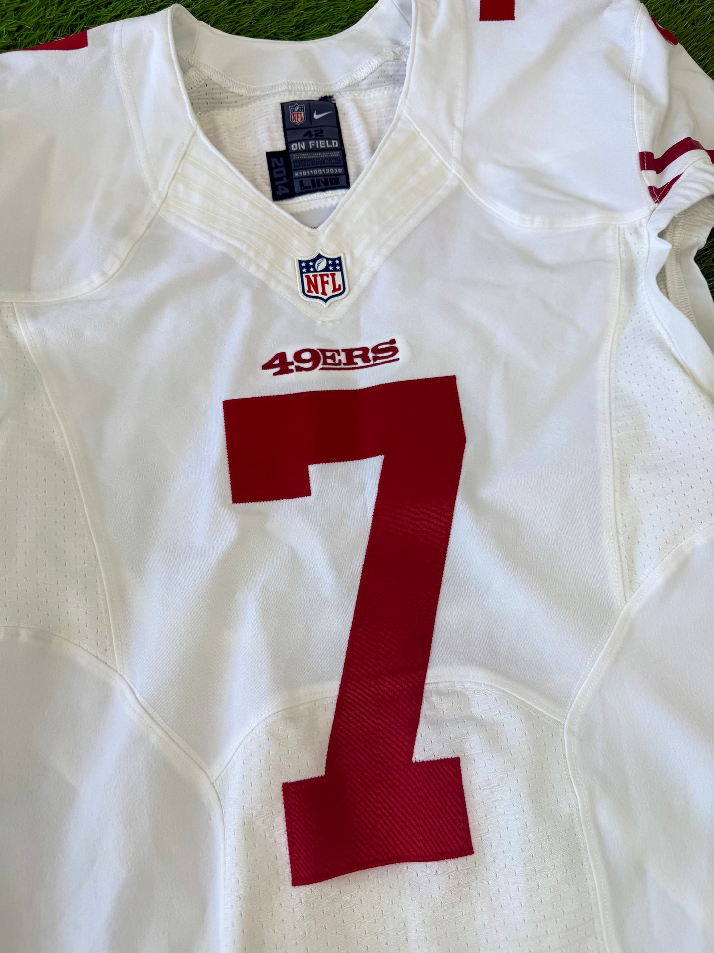 San Francisco 49ers 2014 Colin Kaepernick NFL Football Jersey (42/Medium)