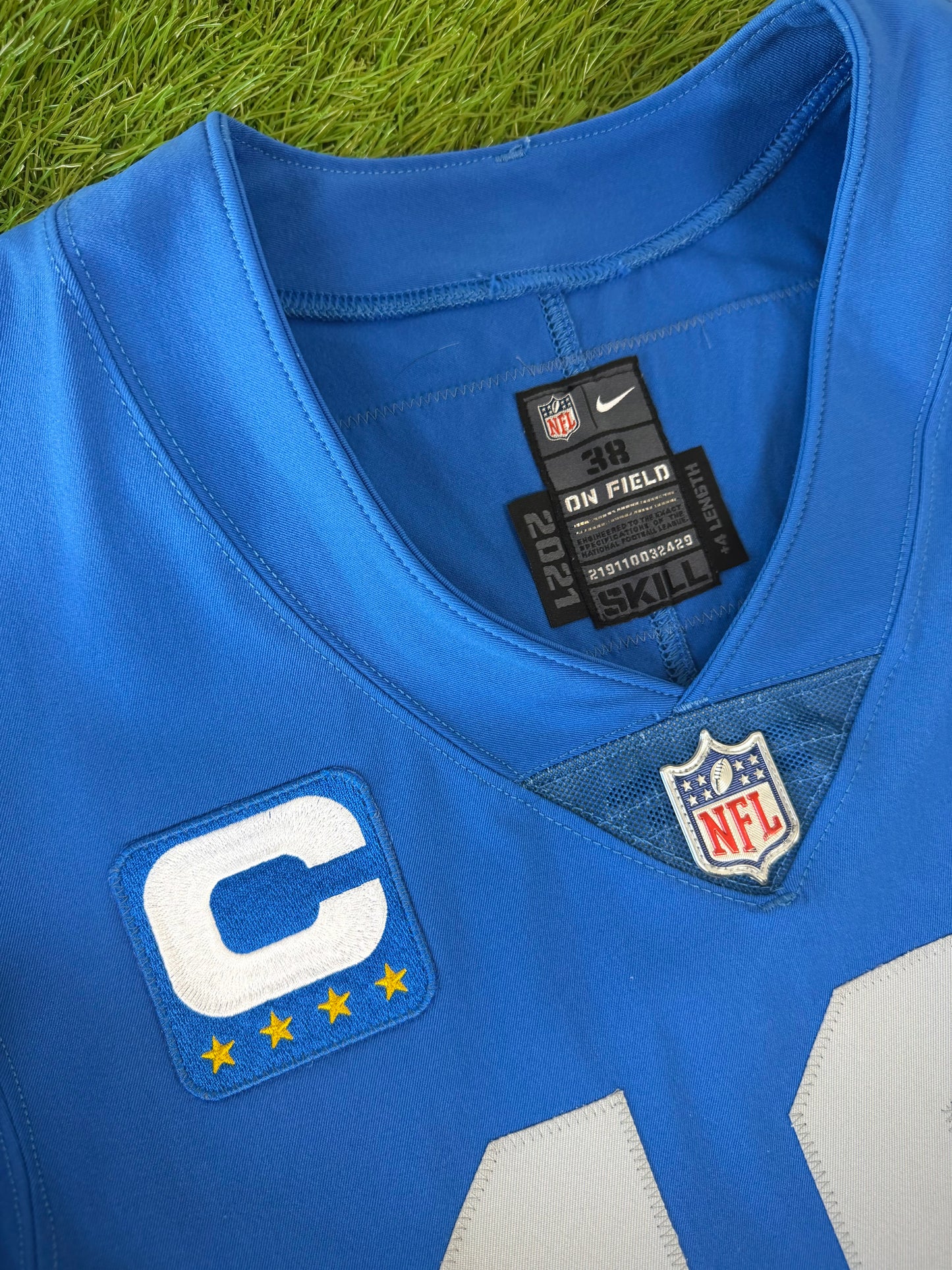 Detroit Lions Jared Goff 2021 NFL Football Jersey (38/Medium)