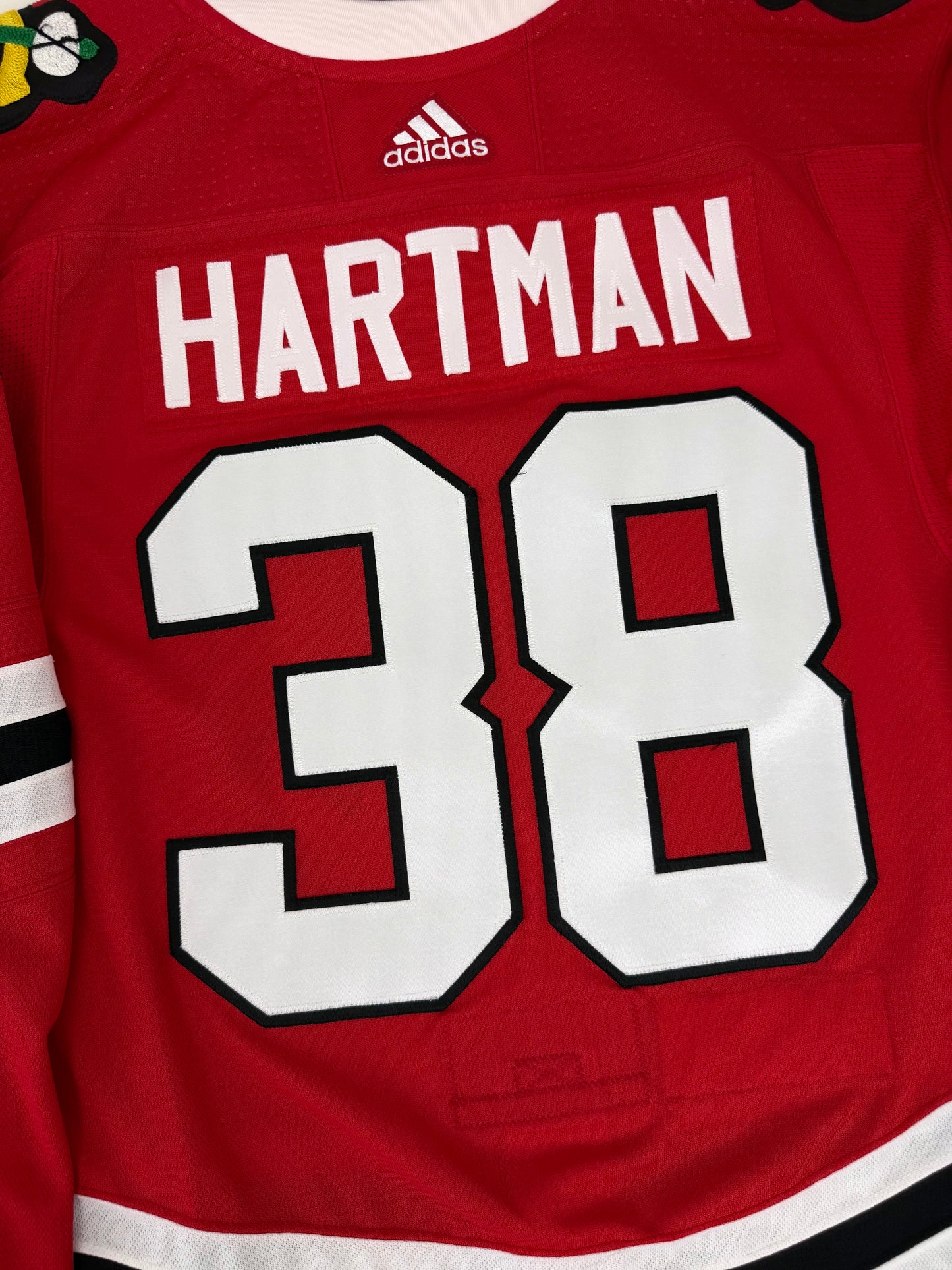 Chicago Blackhawks Ryan Hartman Game Worn 2017-2018 NHL Hockey Jersey (56/XXL)