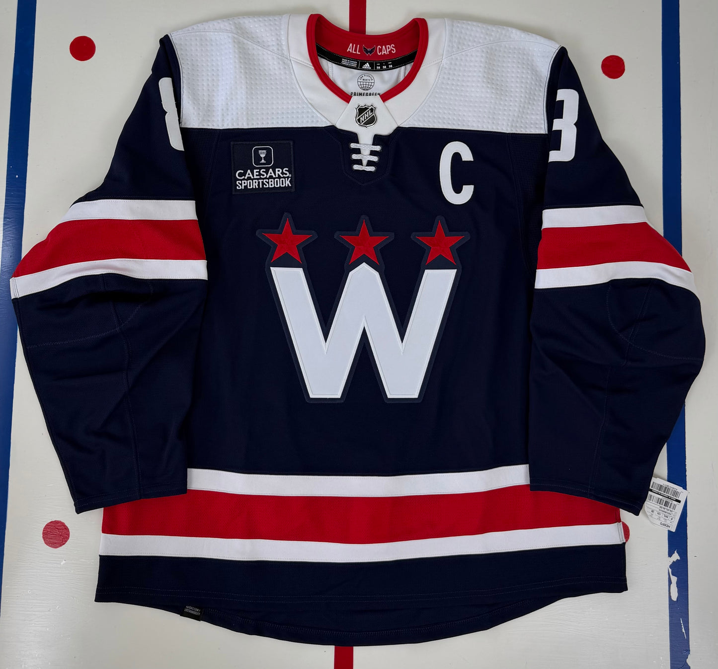 Washington Capitals Alexander Ovechkin 2021-2024 Alternate NHL Hockey Jersey (58/XXXL)