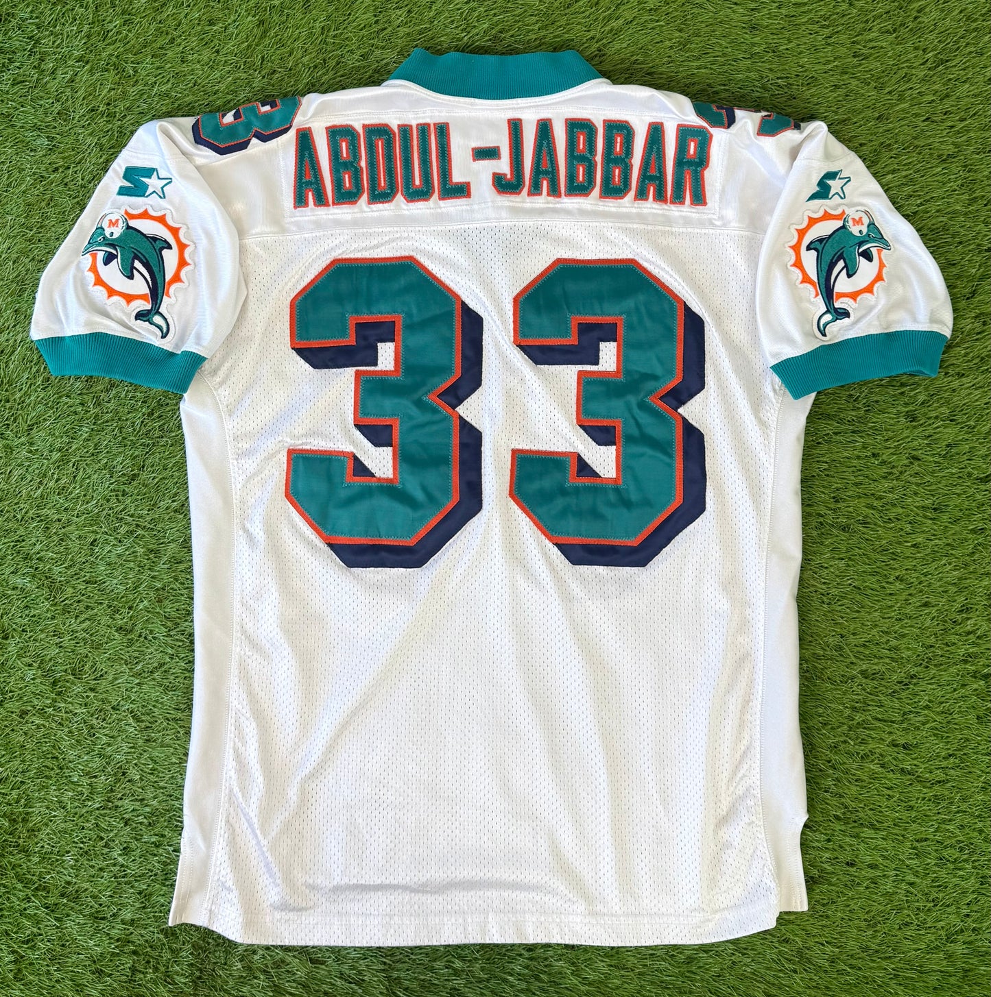 Miami Dolphins Karim Abdul-Jabbar 1997-1998 NFL Football Jersey (52/XL)
