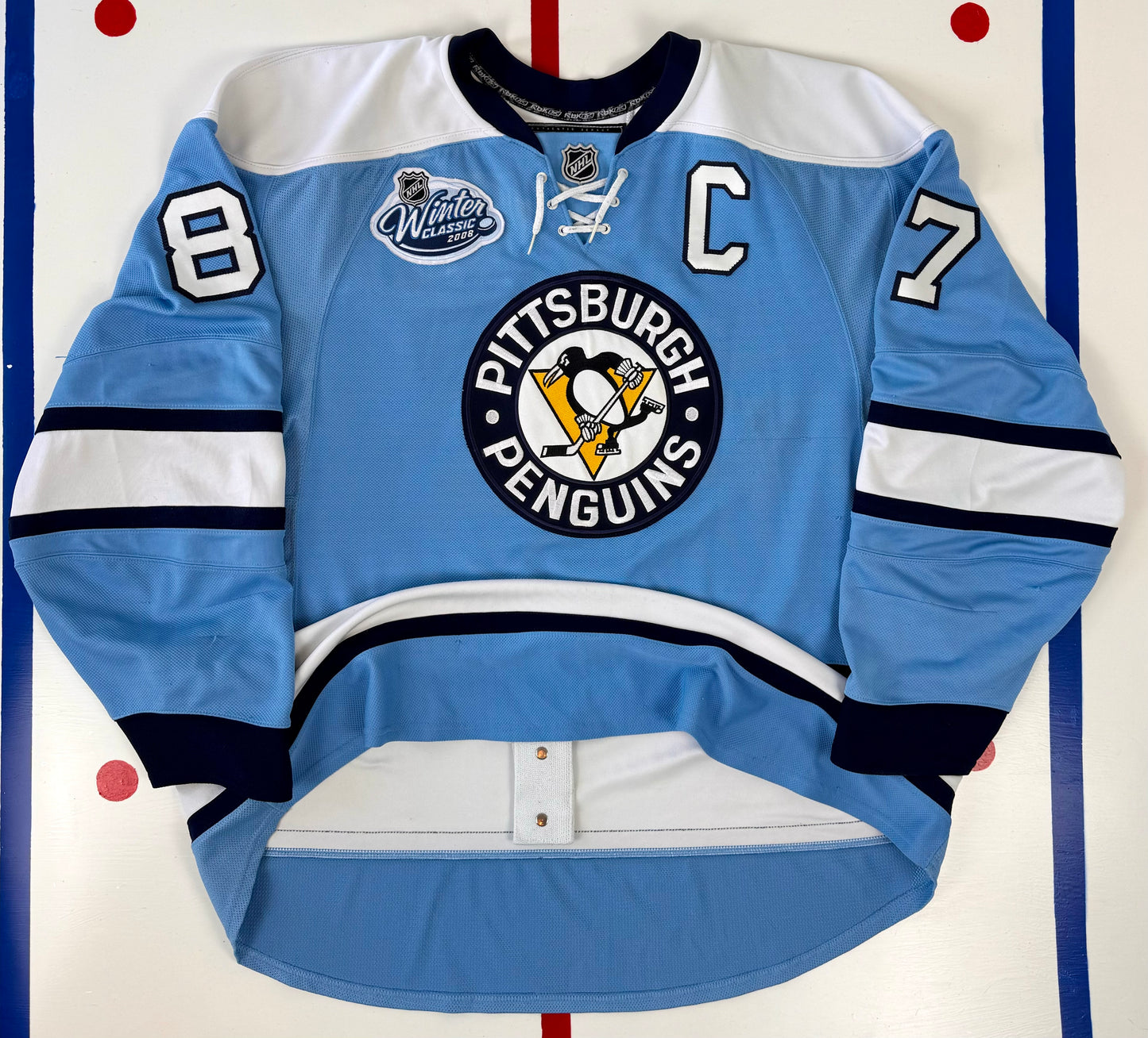 Pittsburgh Penguins Sidney Crosby 2008 NHL Winter Classic NHL Hockey Jersey (58+/XXXL)