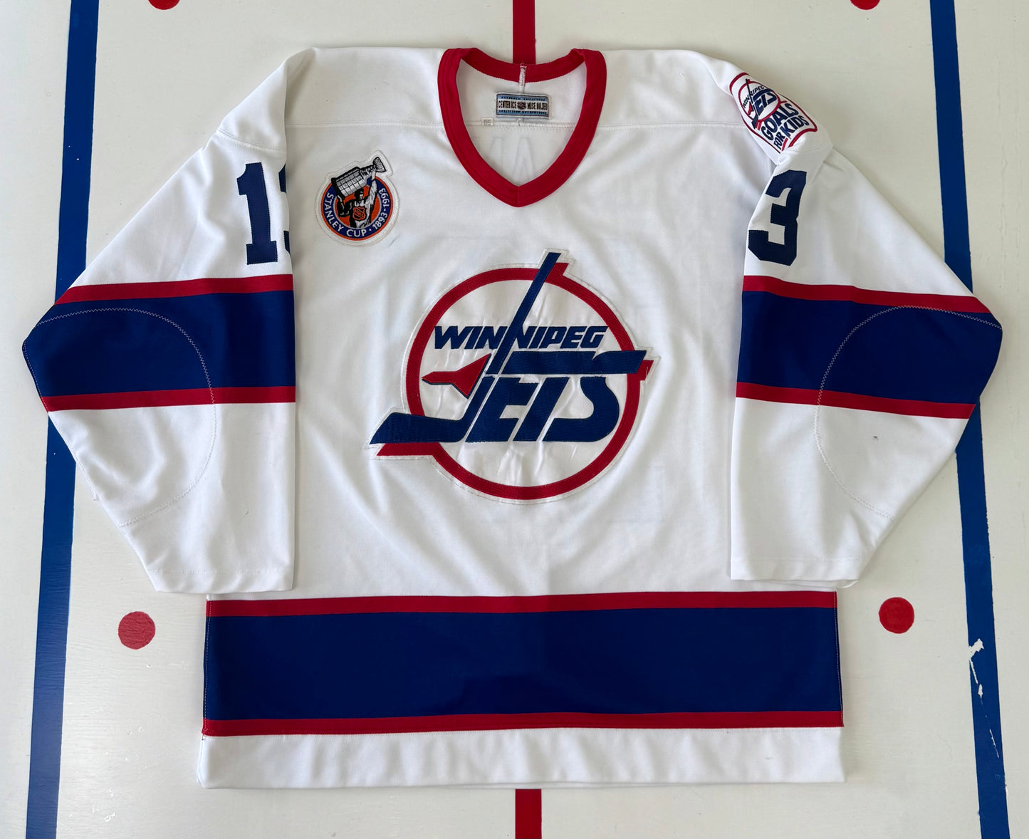 Winnipeg Jets Teemu Selänne 1992-1993 NHL Hockey Jersey (50/Large)