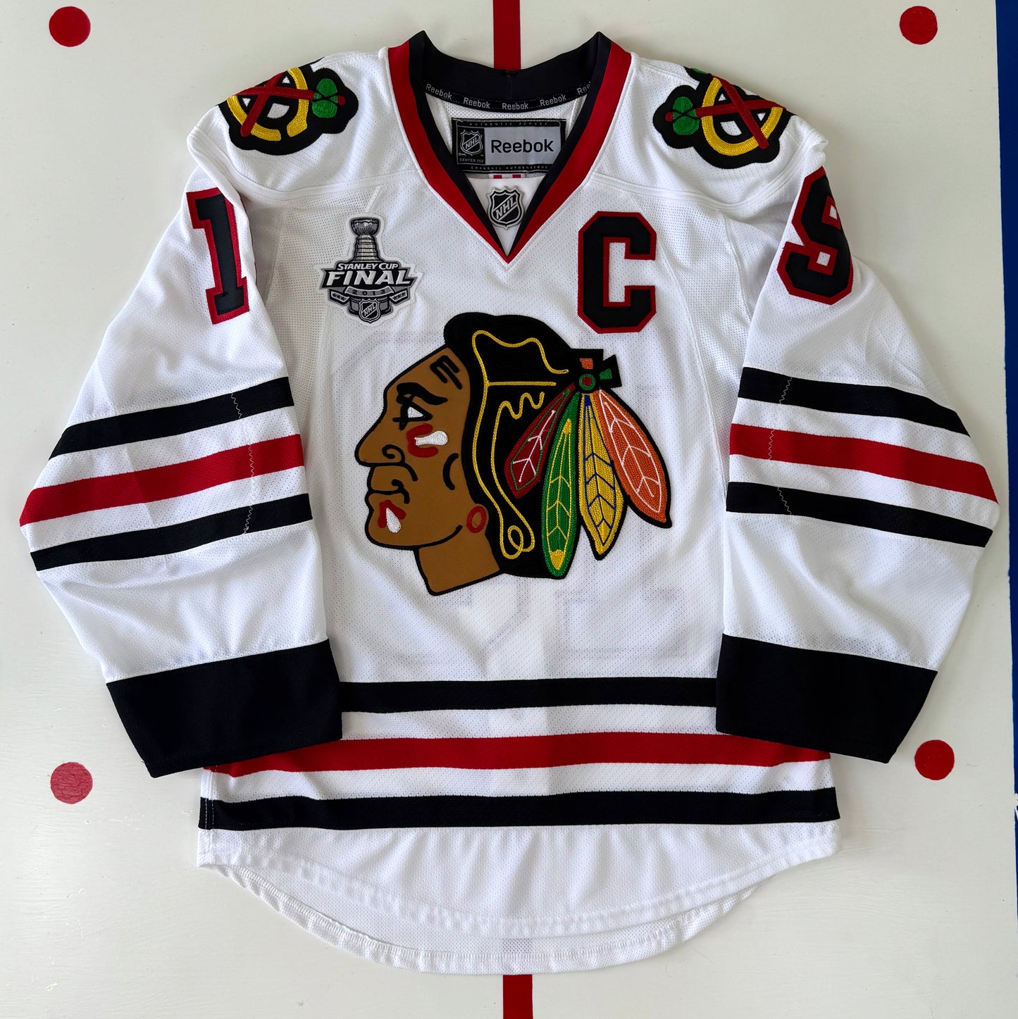 Chicago Blackhawks Jonathan Toews 2013 Stanley Cup Finals NHL Hockey Jersey (46/Small)