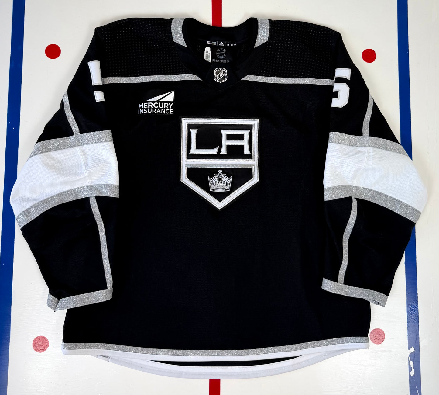 Los Angeles Kings Andreas Englund 2024 Playoffs Game Worn NHL Hockey Jersey (58/XXL)