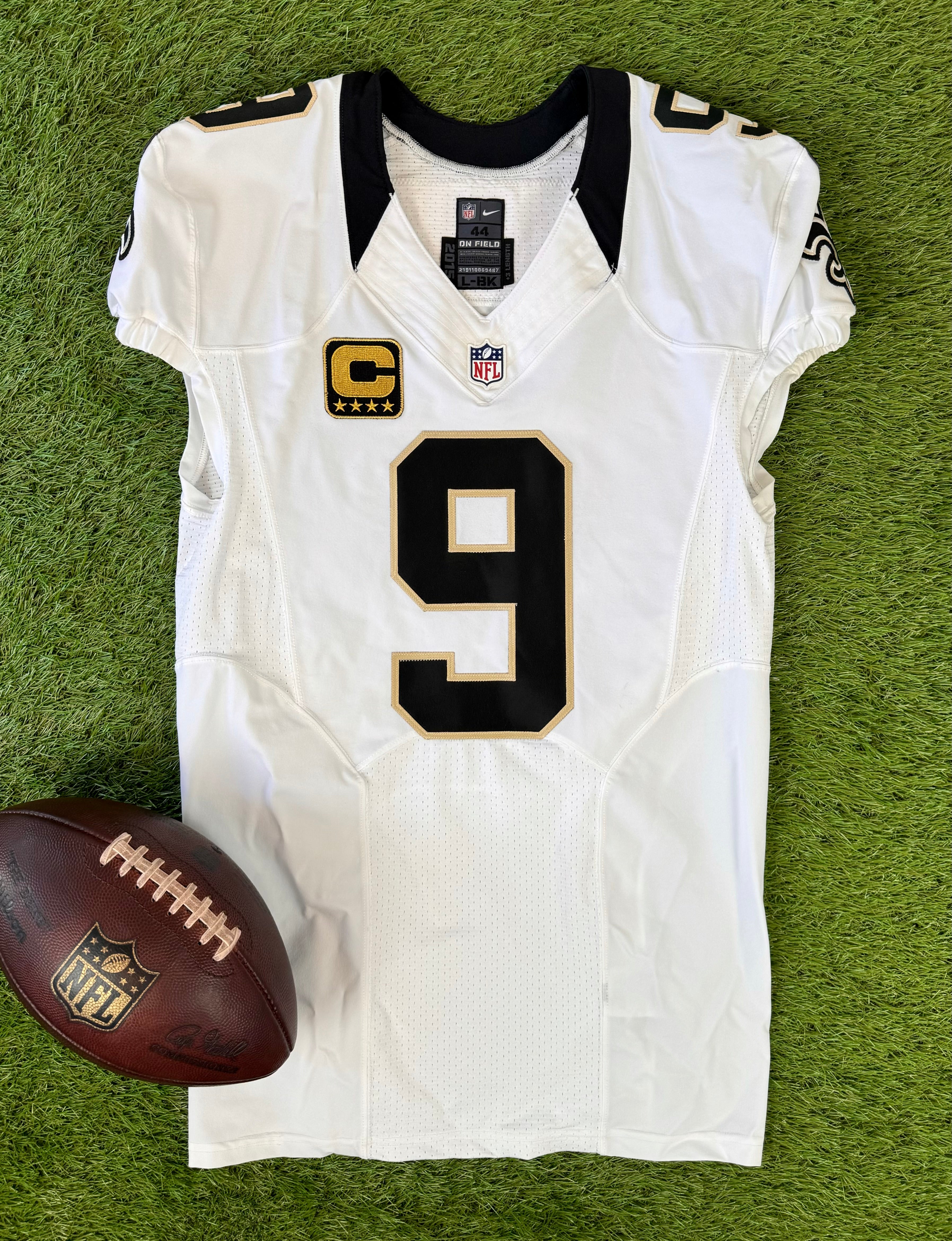 Super bowl 2024 44 Drew Brees New Orleans Saints Jersey