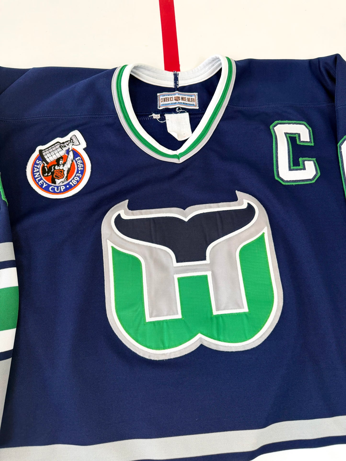 Hartford Whalers Pat Verbeek 1992-1993 NHL Hockey Jersey (48/Large)
