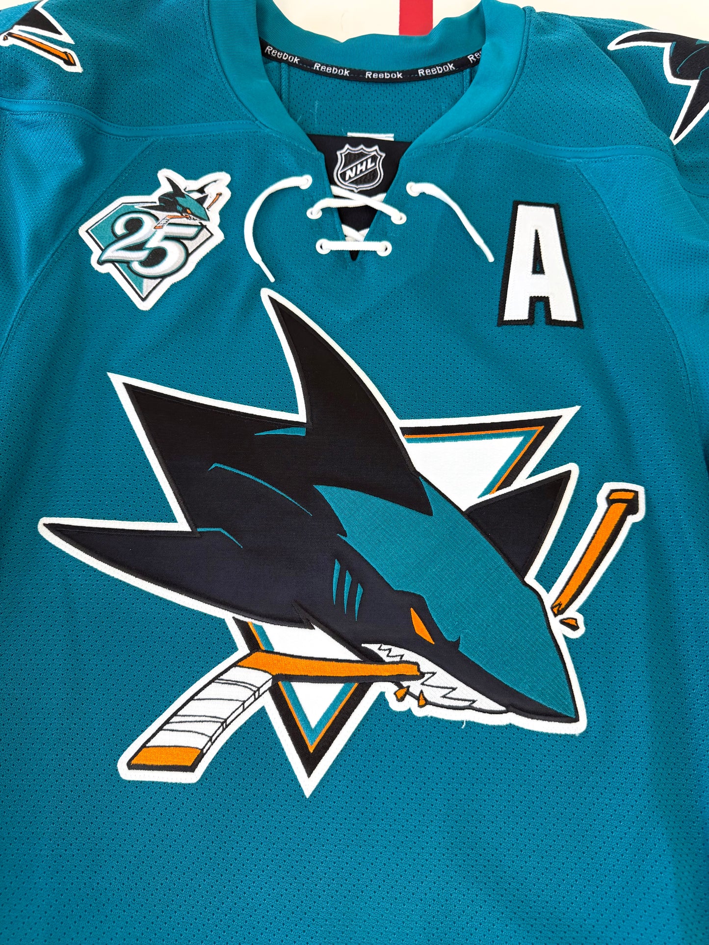 San Jose Sharks Joe Thornton 2015-2016 NHL Hockey Jersey (54/XL)