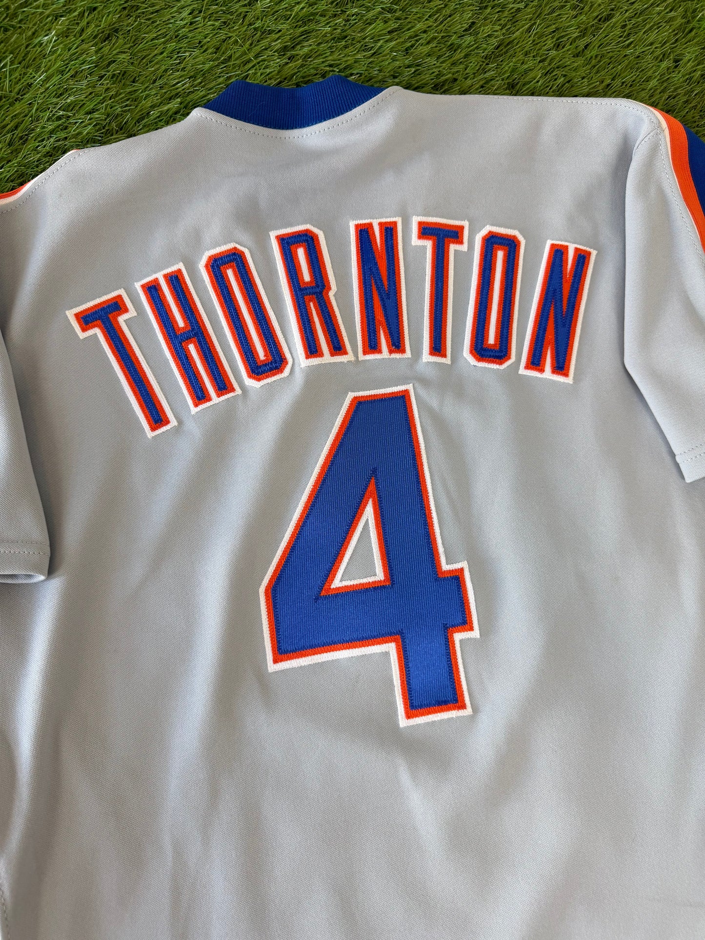 New York Mets Lou Thornton 1989 Game Worn MLB Baseball Jersey (42/Large)