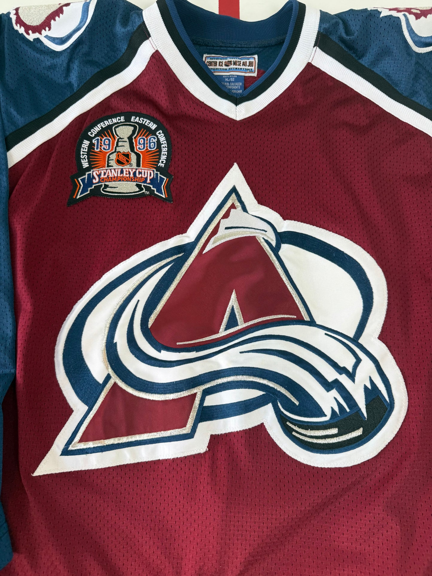 Colorado Avalanche Claude Lemieux 1996 Stanley Cup Finals NHL Hockey Jersey (52/XL)