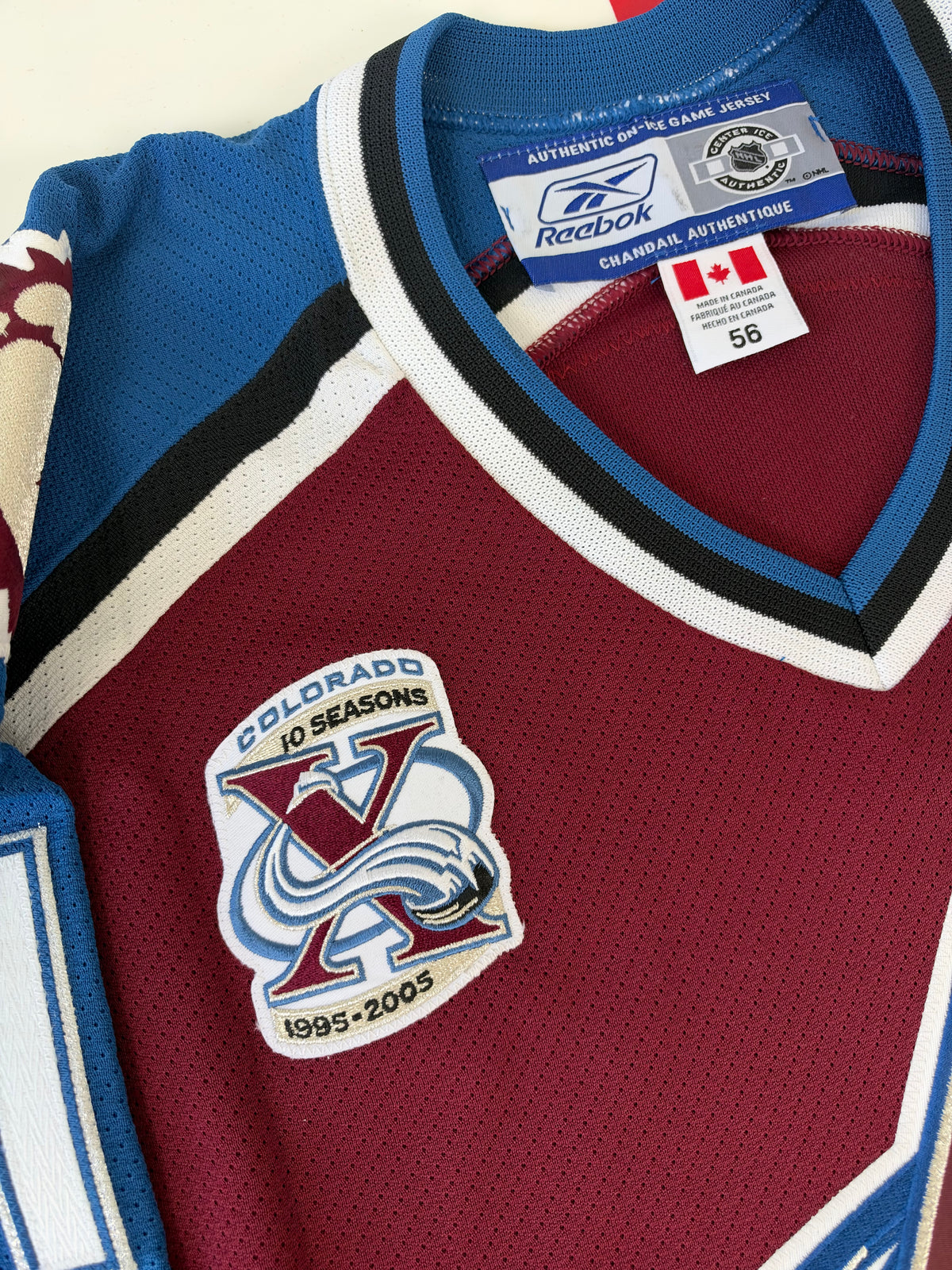 Colorado Avalanche Joe Sakic 2005-2006 Signed NHL Hockey Jersey (56/XXL)