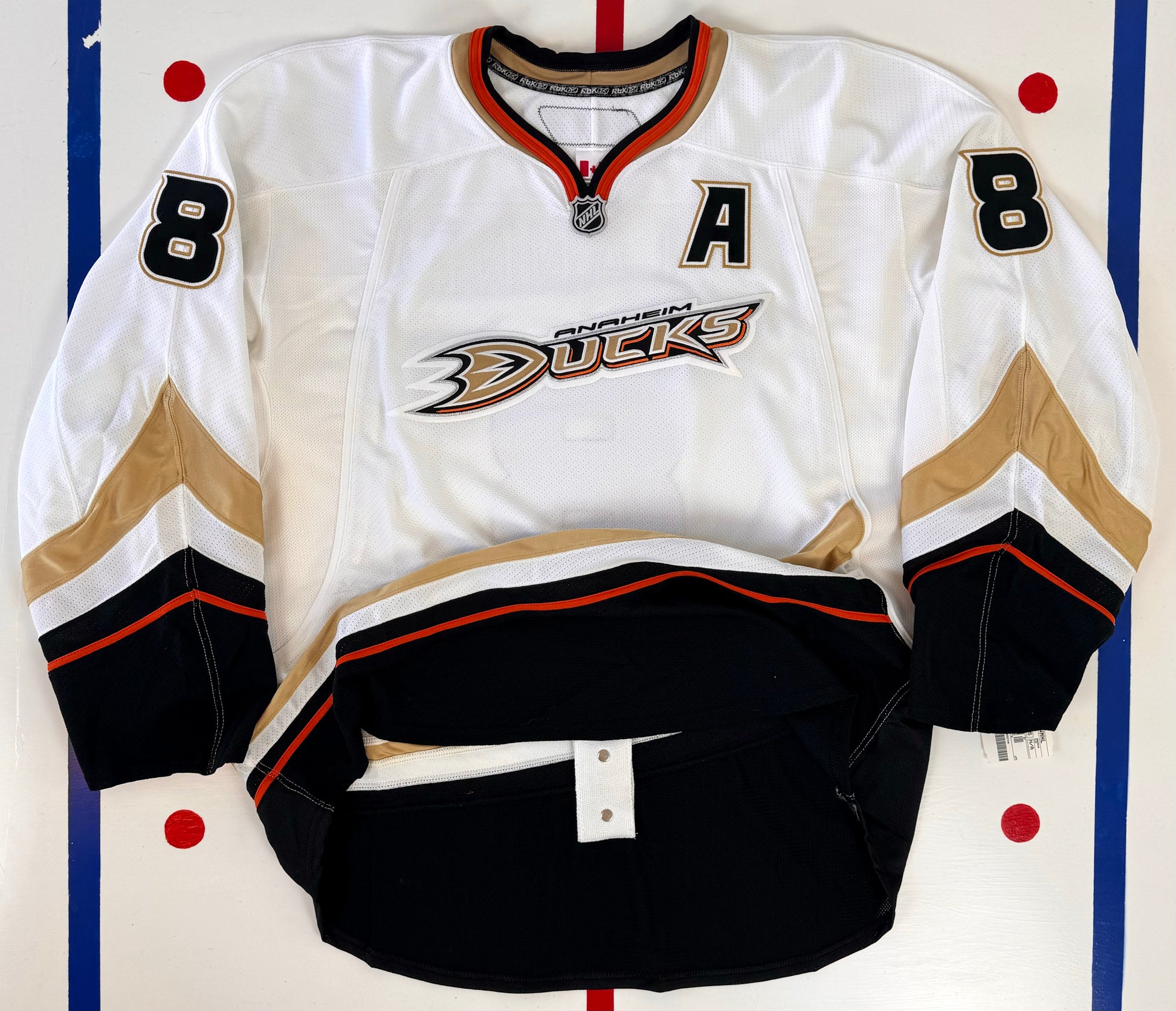 Anaheim Ducks Teemu Selanne 2010 2012 NHL Hockey Jersey 58 XXXL Grail Snipes
