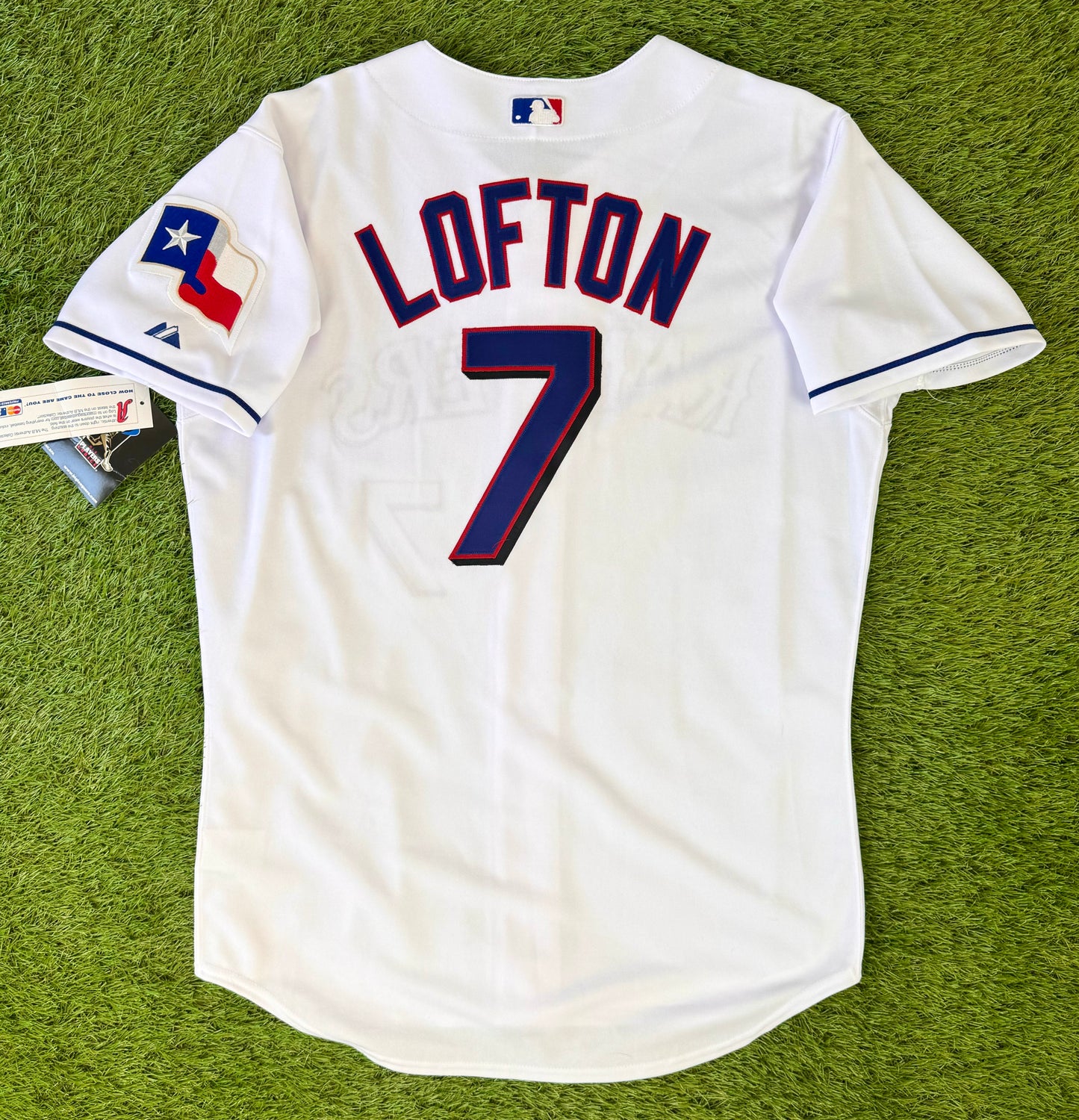 Texas Rangers 2007 Kenny Lofton MLB Baseball Jersey (48/XL)