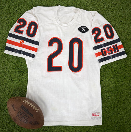 Chicago Bears Mark Carrier 1990 Game Issued NFL Football Jersey (44/Large)