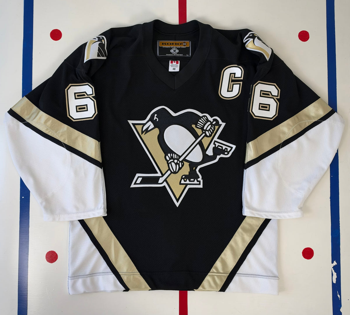 Pittsburgh Penguins Mario Lemieux 2000-2004 NHL Hockey Jersey (48/XL)