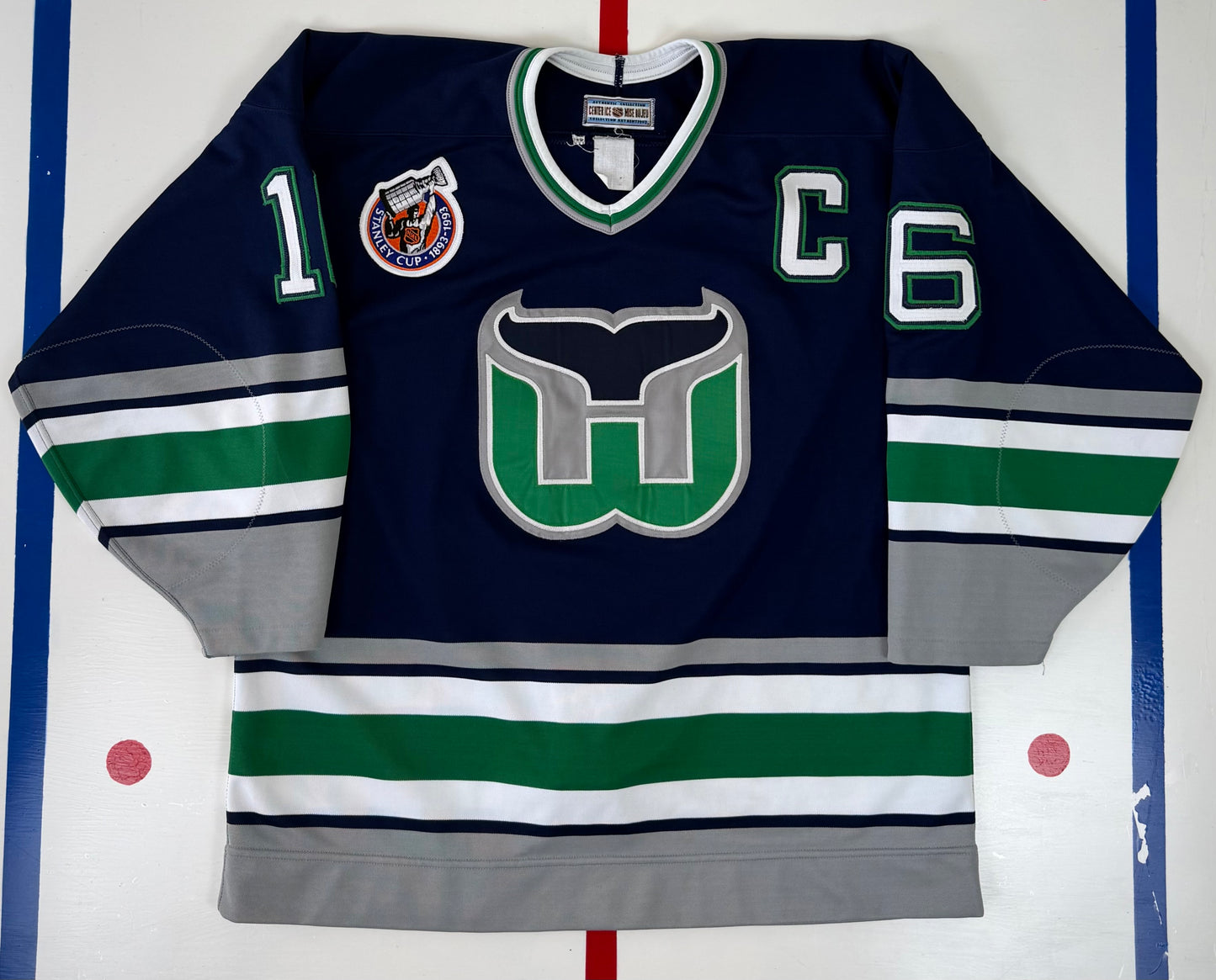 Hartford Whalers Pat Verbeek 1992-1993 NHL Hockey Jersey (48/Large)