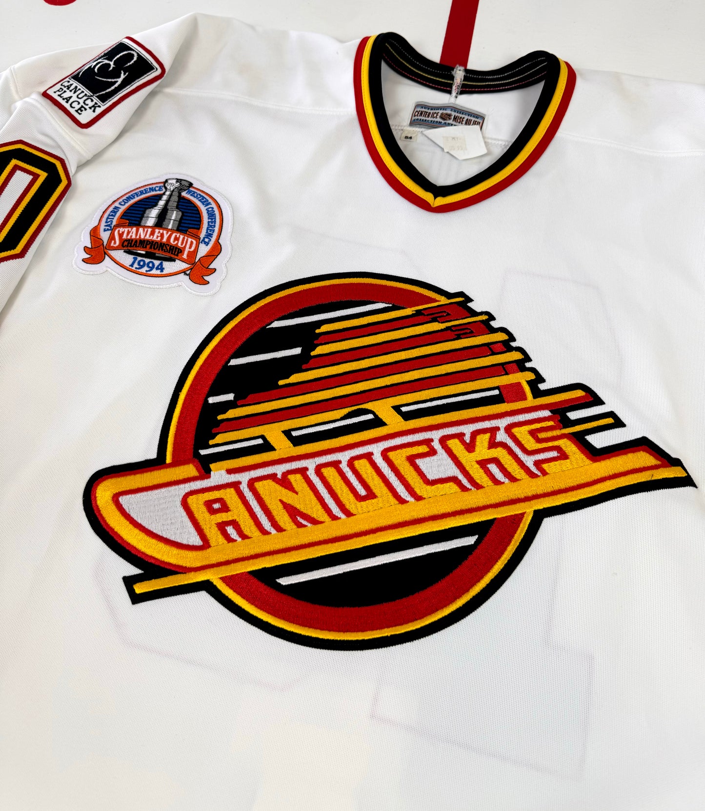 Vancouver Canucks Pavel Bure 1994 Stanley Cup Finals NHL Hockey Jersey (54/XXL)